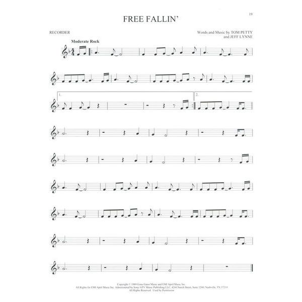 Hal Leonard 50 Popsongs for Kids Recorder