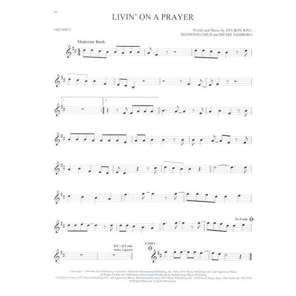 Hal Leonard 101 Popular Songs Trumpet