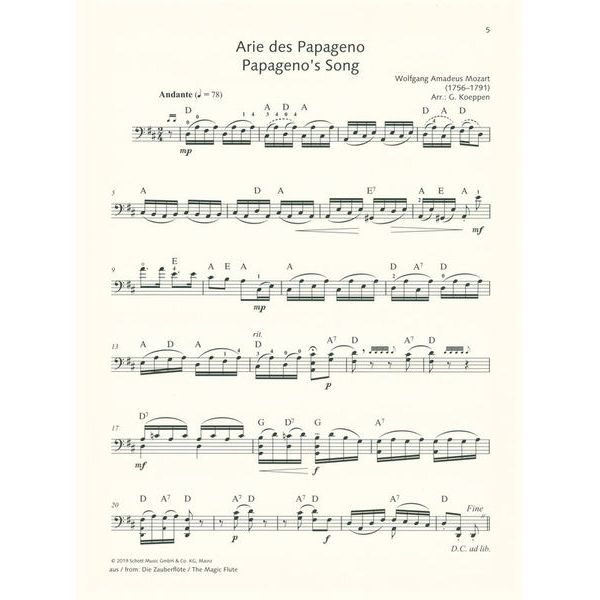 Schott Cello Fake Book