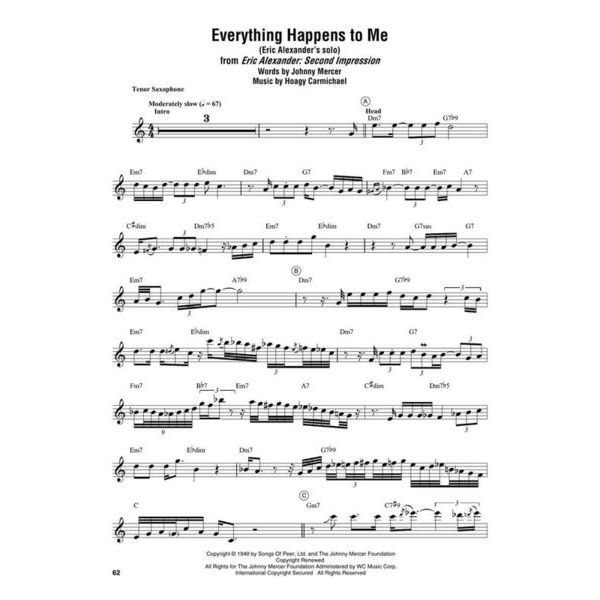 Hal Leonard Saxophone Omnibook Bb