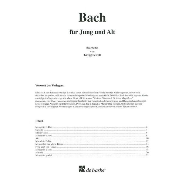 De Haske Bach für Jung und Alt