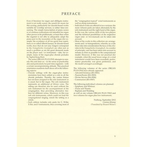 Brenreiter Organ Plus One Funeral Service