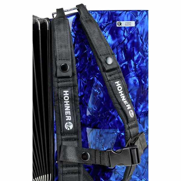 Hohner Bravo II 48 Blue silent key