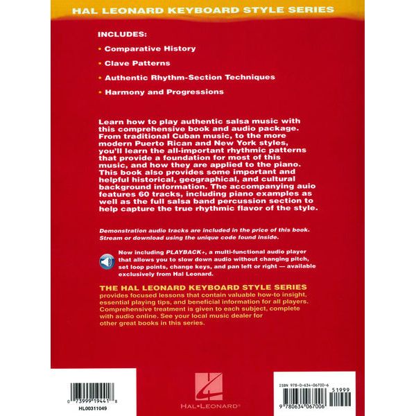 Hal Leonard Salsa Piano