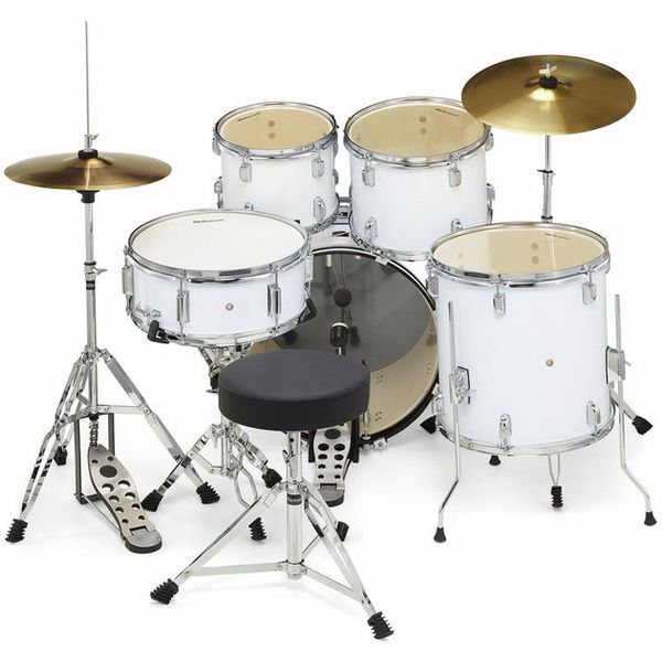 Millenium Focus 18 Drum Set White