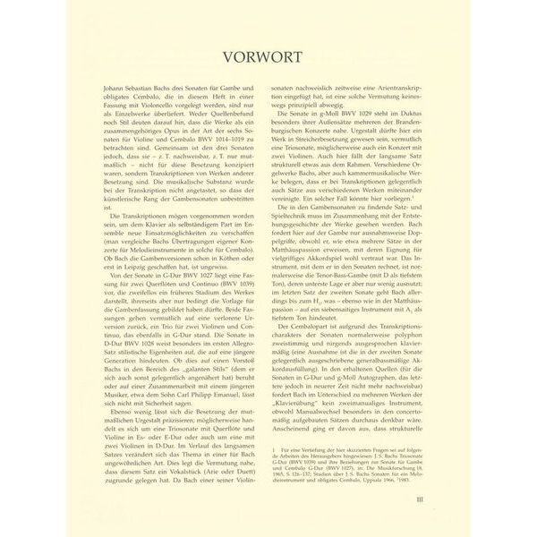 Brenreiter Bach Drei Sonaten Cello