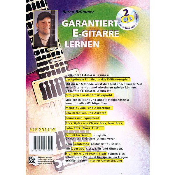 Alfred Music Publishing Garantiert E-Gitarre Lernen