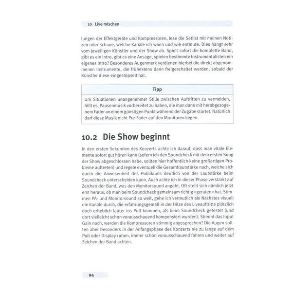 mitp Verlag  Live mischen