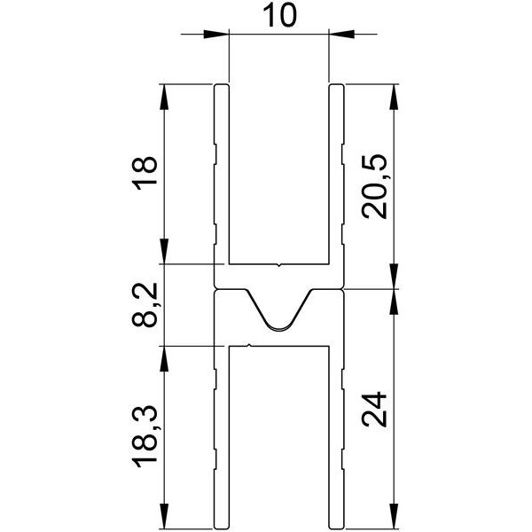 Adam Hall 6206F Lid Location Female 10mm