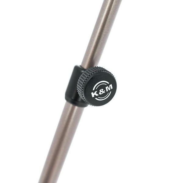 K&M 101 Music Stand Nickel Colored