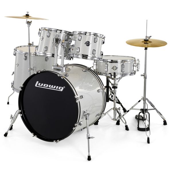 Ludwig Accent Drive 5pc Silver