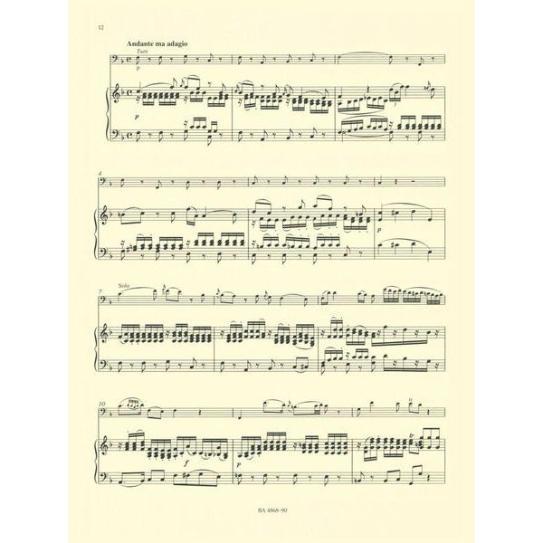 Brenreiter Mozart Concert B-Dur KV 191