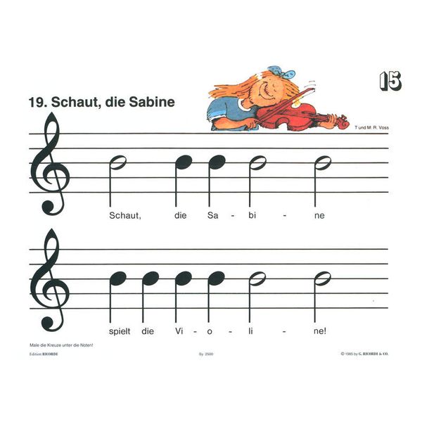 Ricordi Lustige Blockflöte 1 Deutsch