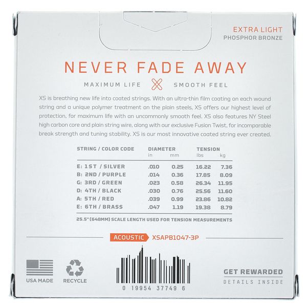 Daddario XSAPB1047-3P