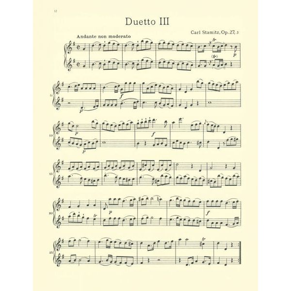 Brenreiter Stamitz Sechs Duette 1