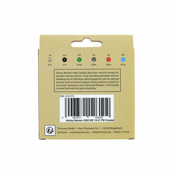 Harley Benton HQS WE 10-47 PB Coated