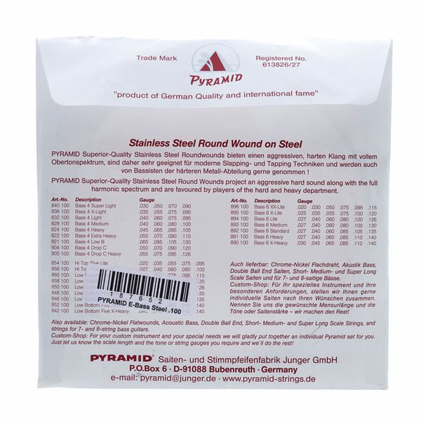 Pyramid 100 Single String bass guitar