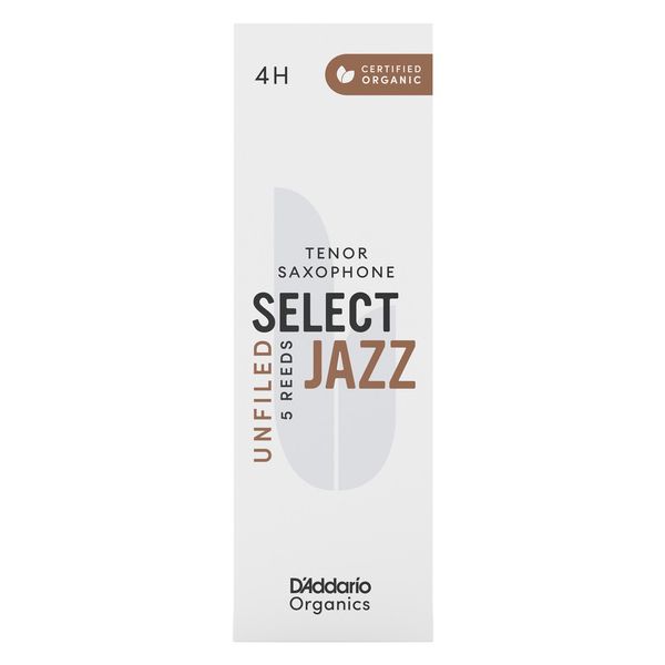 DAddario Woodwinds Organic Sel. Jazz Unf. TEN 4H