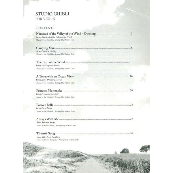 Zen-On Studio Ghibli for Violin