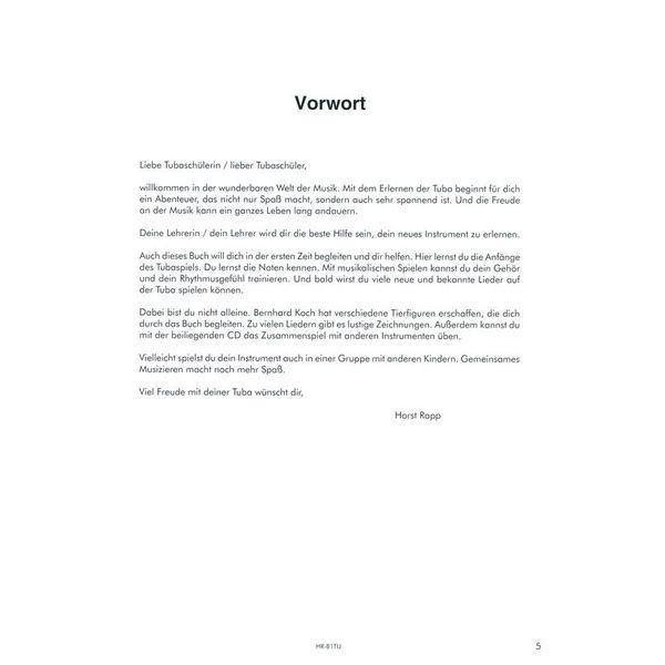 Horst Rapp Verlag Blser-Team 1 Tuba