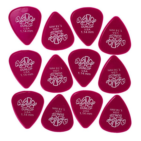 Dunlop Delrin 500 Pick Magenta Set