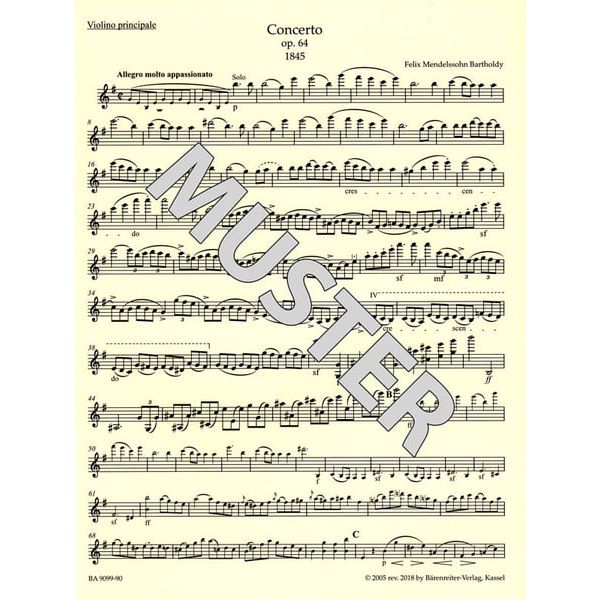 Brenreiter Mendelssohn Concerto op.64
