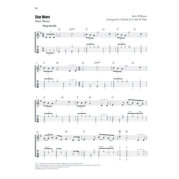 Schott Fingerstyle Ukulele Songbook