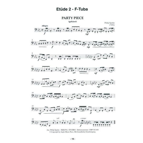 Musikverlag Heinlein Praxis Tuba