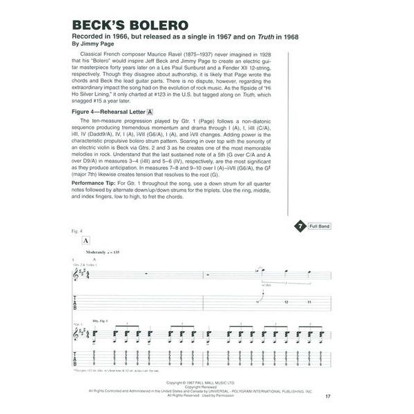 Hal Leonard Jeff Beck Signature Licks