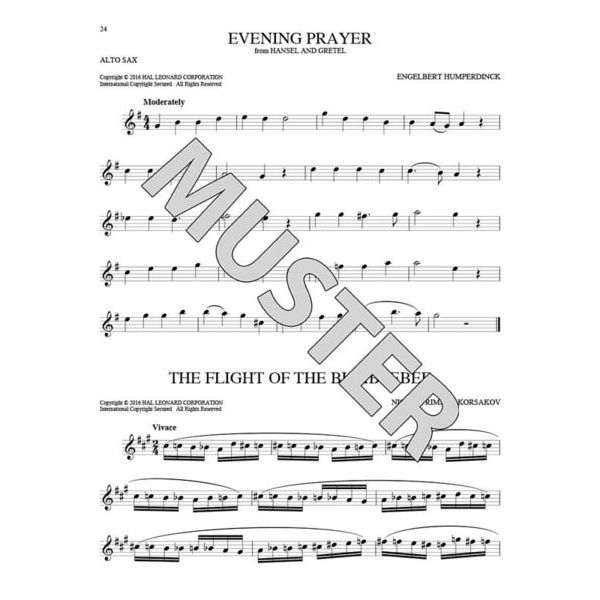 Hal Leonard 101 Classical Themes Alto Sax