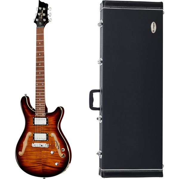 Harley Benton CST-24HB Tortoise Flame w/Case
