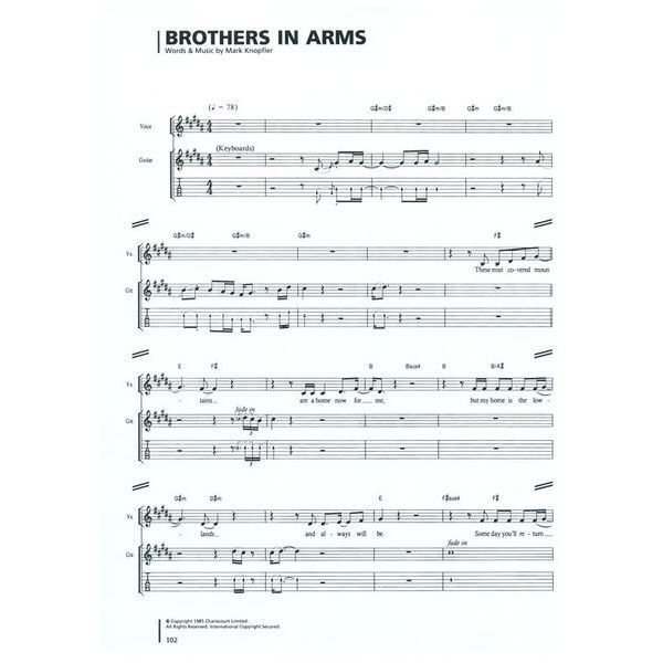 Wise Publications Dire Straits Sultans Of Swing