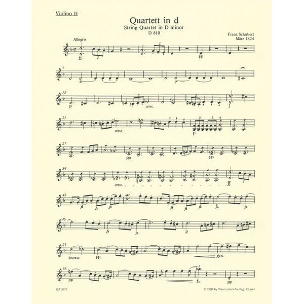 Brenreiter Schubert Tod und das Mdchen