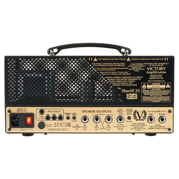 Victory Amplifiers Sheriff 25 Lunch Box Head