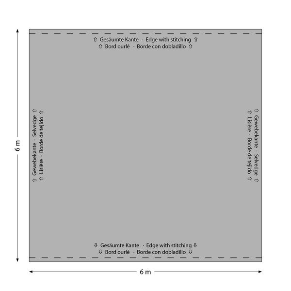 Stairville Curt 6.0x6.0m Greenbox 160g/m