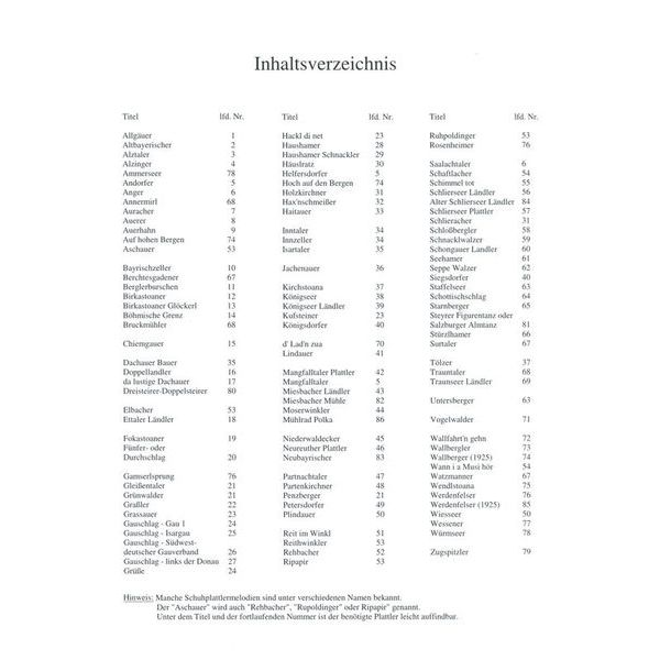 Musikverlag Preissler Schuhplattler aus Bayern