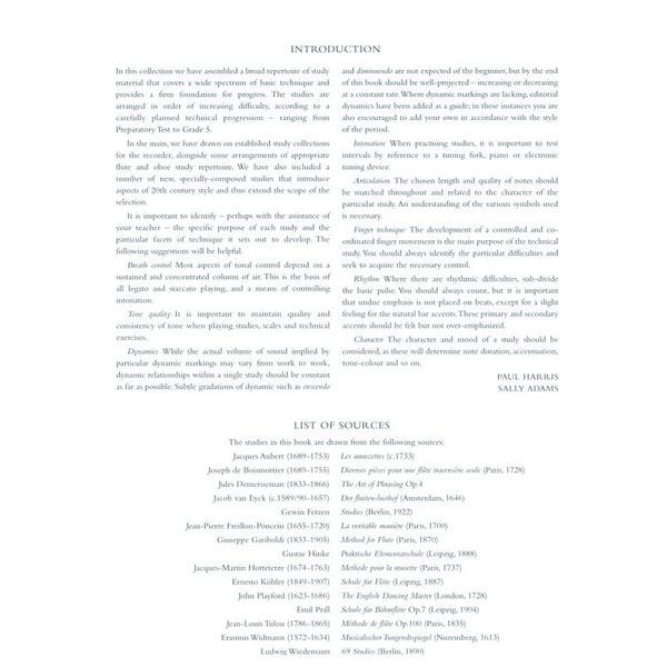 Faber Music 50 Graded Studies For Recorder