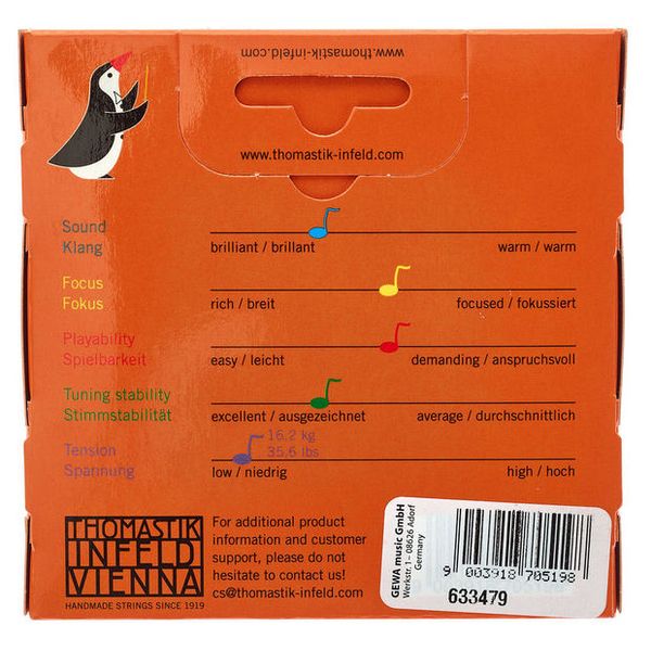 Thomastik AL100 Alphayue Violin 1/16