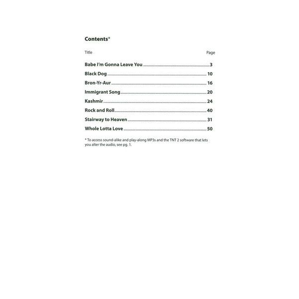 Alfred Music Publishing Guitar Play-Along Led Zeppelin