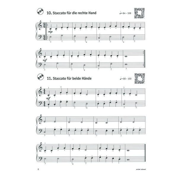 Artist Ahead Musikverlag Meine ersten Fingerübungen