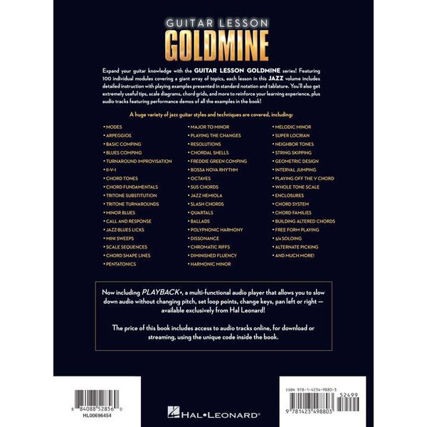 Hal Leonard Goldmine: 100 Jazz Lessons
