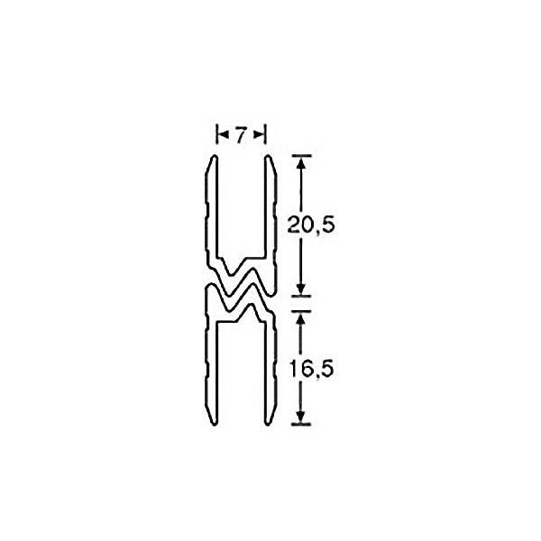 Adam Hall 6102 Hybrid Lid Location 7mm