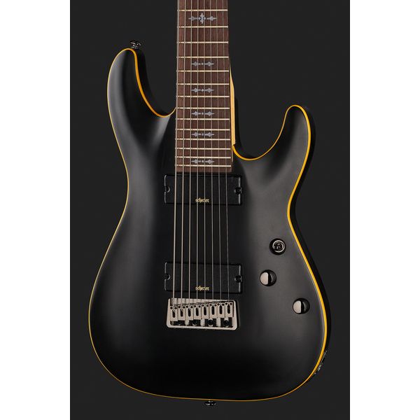 Schecter Demon-8 Aged Black Satin