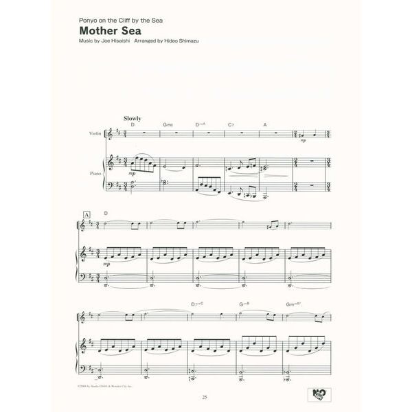 Yamaha Music Entertainment  Studio Ghibli Songs Violin Eas