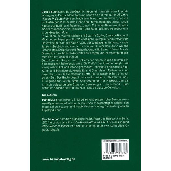 Hannibal Verlag 35 Jahre Hiphop in Deutschland