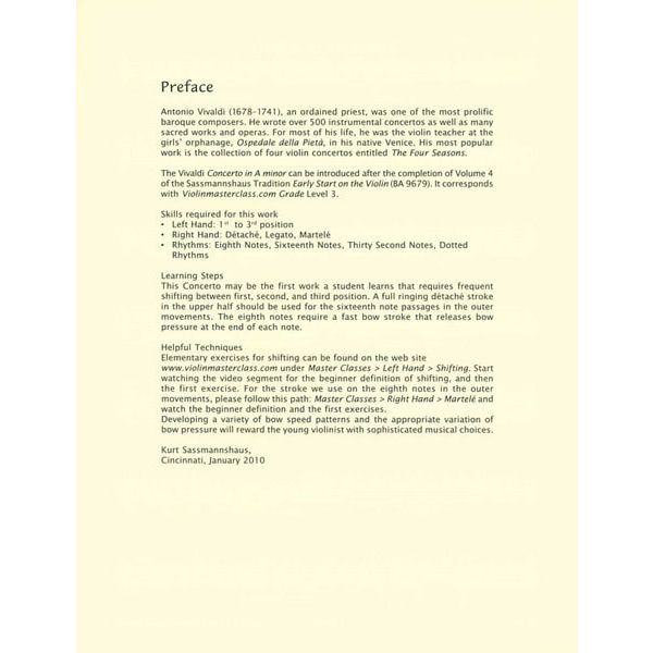 Brenreiter Vivaldi Concerto op.3/6