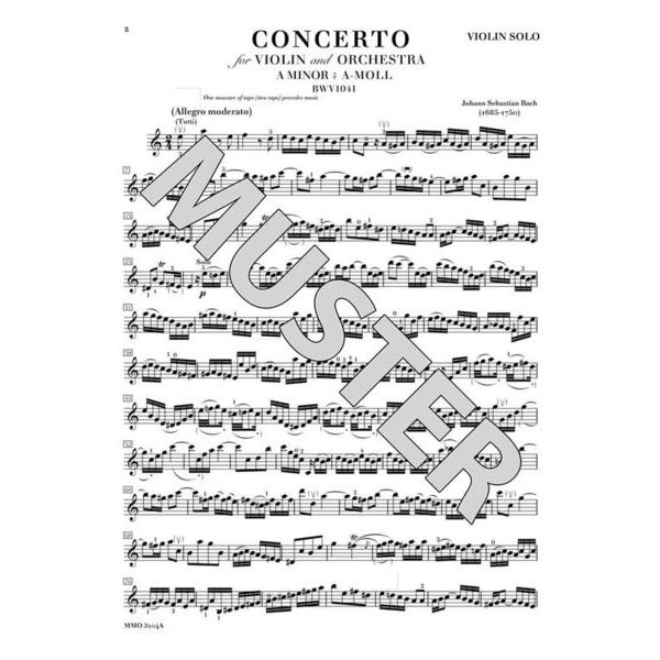 Music Minus One Bach Violin Concerto No.1