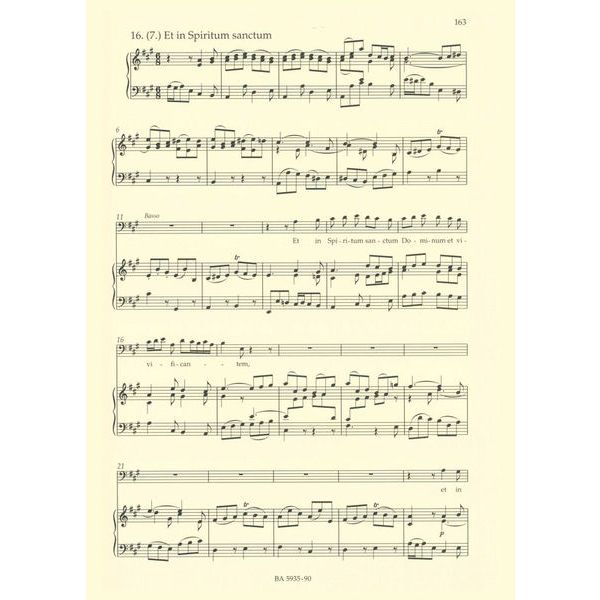 Brenreiter Bach Messe h-Moll