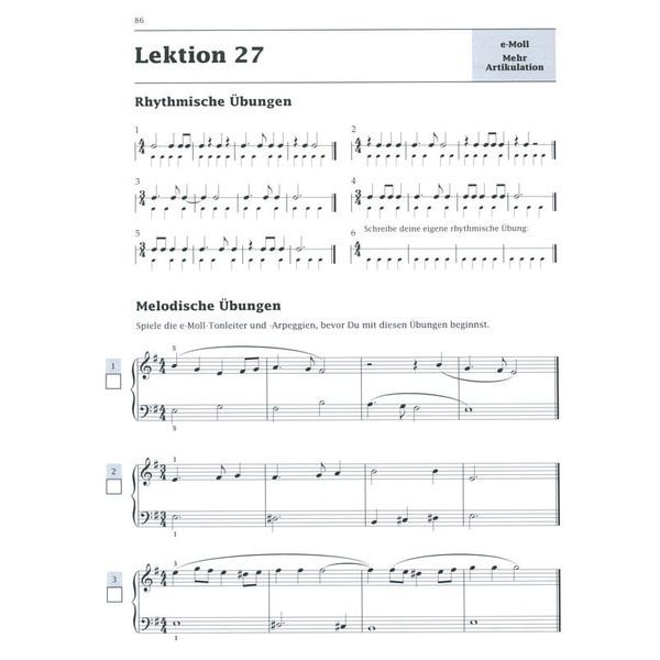 Edition Peters Fit vom Blatt 1