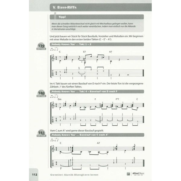 Alfred Music Publishing Garantiert Akustik-Bluesgit.